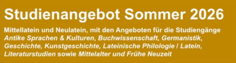 Zum Artikel "Programm für das Sommersemester 2026"